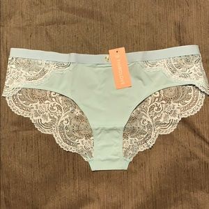 NWT ThirdLove Lace Back Cheeky size L in Seafoam